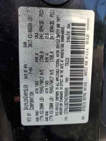 Photo 11 VIN: 1D7HU18D74S789509 - DODGE RAM 1500 S 