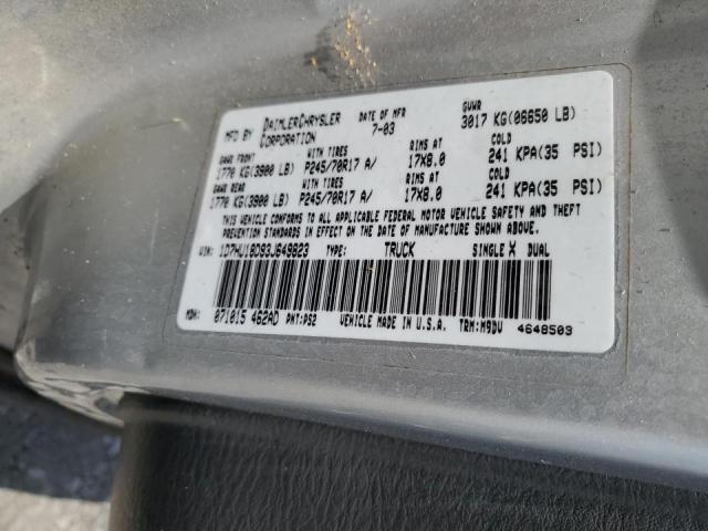 Photo 12 VIN: 1D7HU18D93J649823 - DODGE RAM 1500 S 