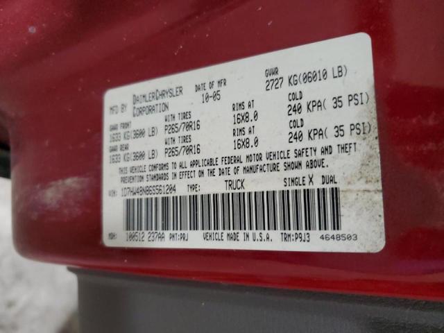 Photo 12 VIN: 1D7HW48N86S561204 - DODGE DAKOTA QUA 