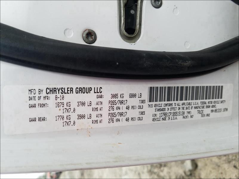 Photo 9 VIN: 1D7RB1CP1BS515120 - DODGE RAM 1500 