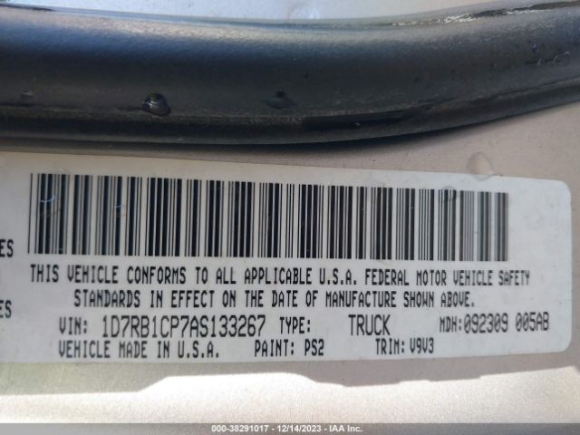 Photo 8 VIN: 1D7RB1CP7AS133267 - DODGE RAM 1500 