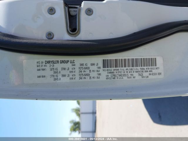 Photo 8 VIN: 1D7RB1CT0AS185515 - DODGE RAM 1500 