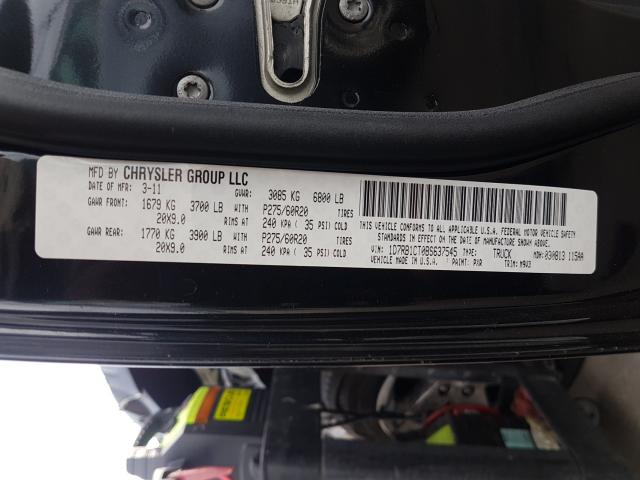 Photo 9 VIN: 1D7RB1CT0BS637545 - DODGE RAM 1500 