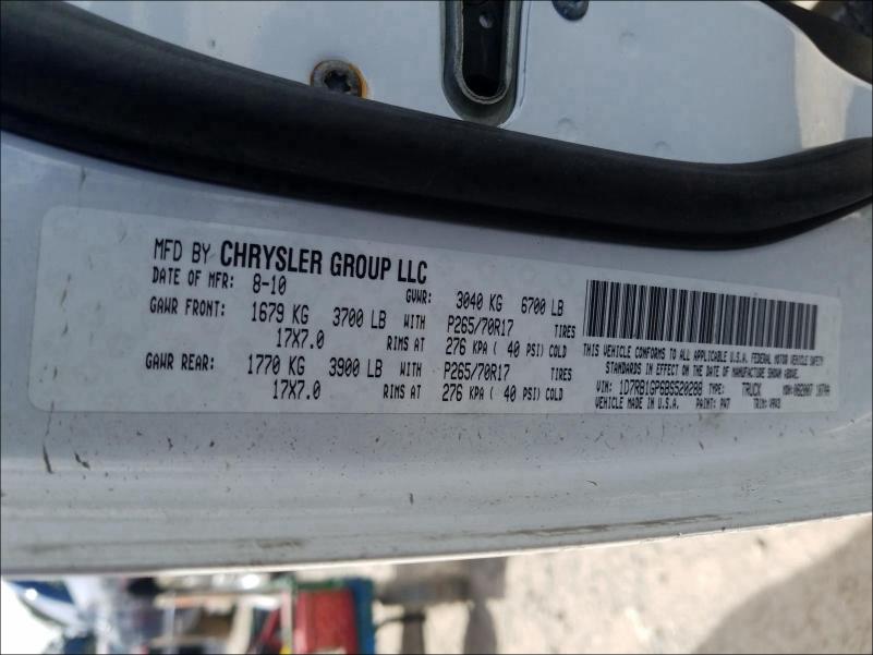 Photo 9 VIN: 1D7RB1GP6BS520288 - DODGE RAM 1500 