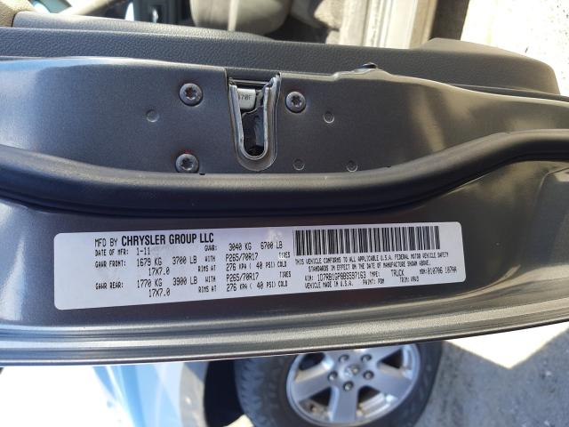 Photo 9 VIN: 1D7RB1GP8BS597163 - DODGE RAM 1500 