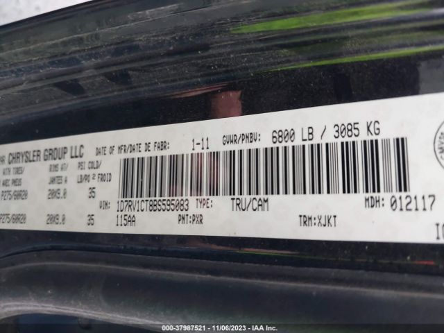 Photo 8 VIN: 1D7RV1CT8BS595083 - DODGE RAM 1500 