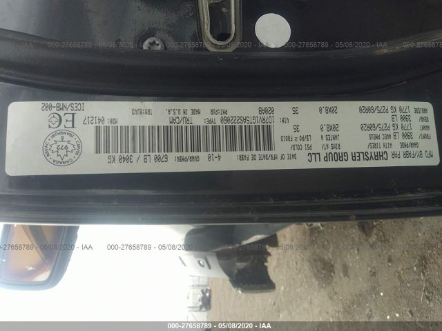 Photo 8 VIN: 1D7RV1GT5AS222060 - DODGE RAM 1500 