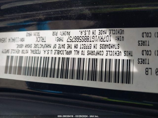 Photo 8 VIN: 1D7RV1GT8BS566757 - RAM RAM 1500 