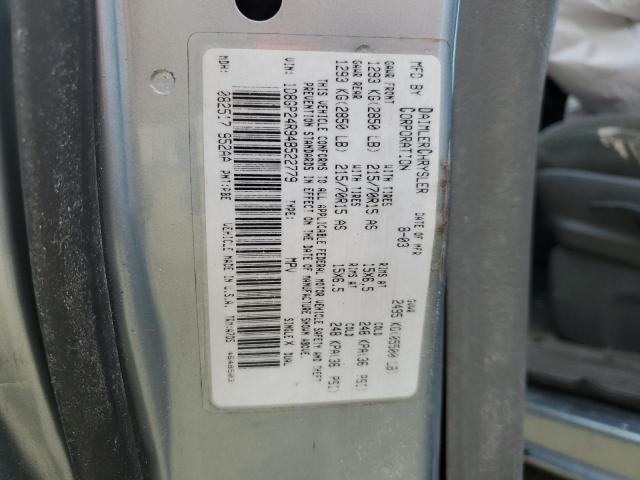 Photo 12 VIN: 1D8GP24R94B522779 - DODGE GRAND CARA 