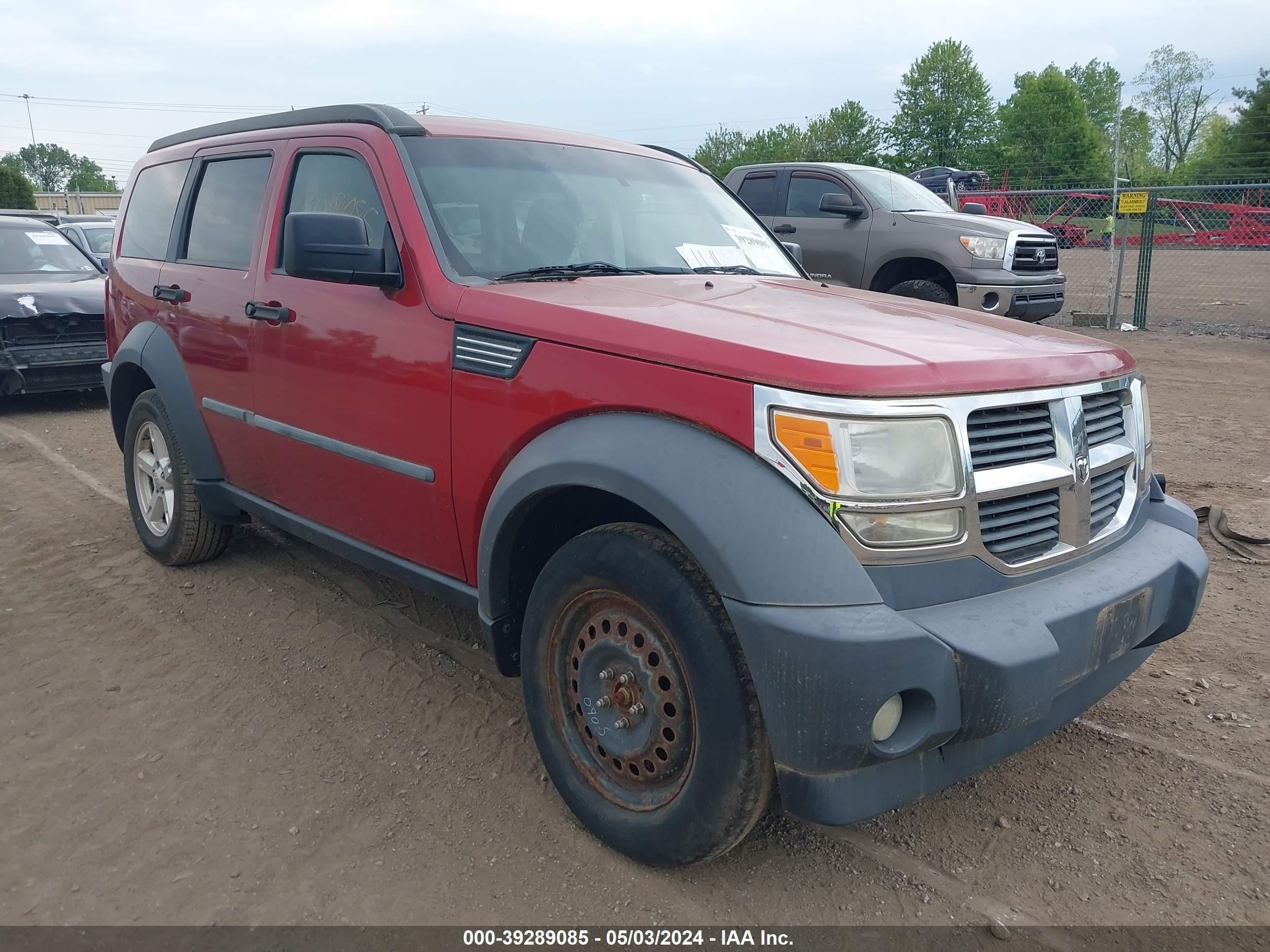 Photo 0 VIN: 1D8GU28K47W720656 - DODGE NITRO 