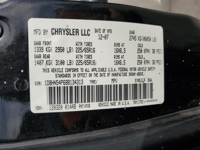 Photo 12 VIN: 1D8HN54P68B134313 - DODGE GRAND CARA 