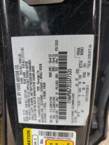 Photo 11 VIN: 1FA6P0G72E5377535 - FORD FUSION S 