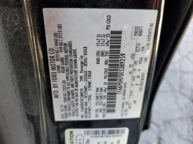 Photo 11 VIN: 1FA6P0H70E5389259 - FORD FUSION 