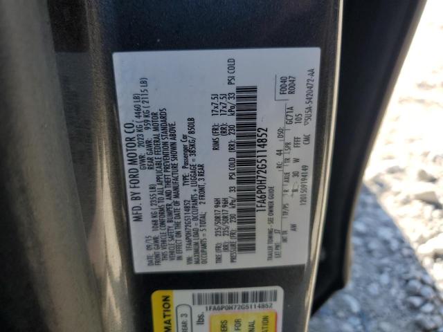 Photo 12 VIN: 1FA6P0H72G5114852 - FORD FUSION 