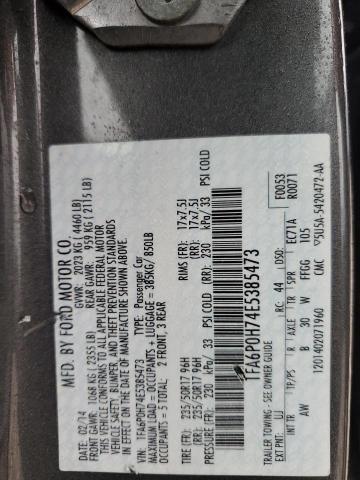 Photo 11 VIN: 1FA6P0H74E5385473 - FORD FUSION SE 