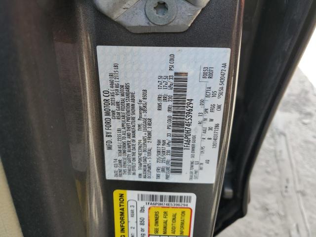 Photo 11 VIN: 1FA6P0H74E5396294 - FORD FUSION SE 