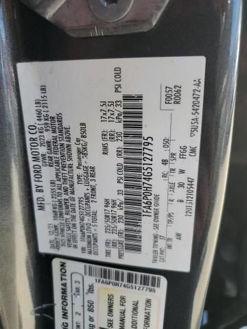 Photo 11 VIN: 1FA6P0H74G5127795 - FORD FUSION SE 