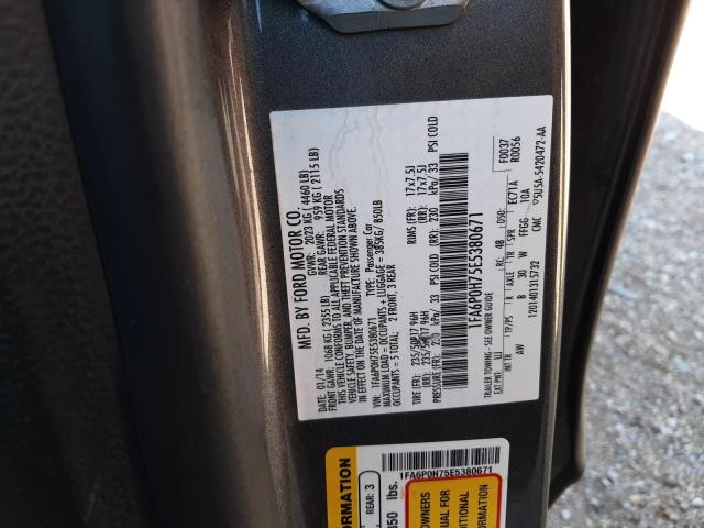 Photo 9 VIN: 1FA6P0H75E5380671 - FORD FUSION SE 