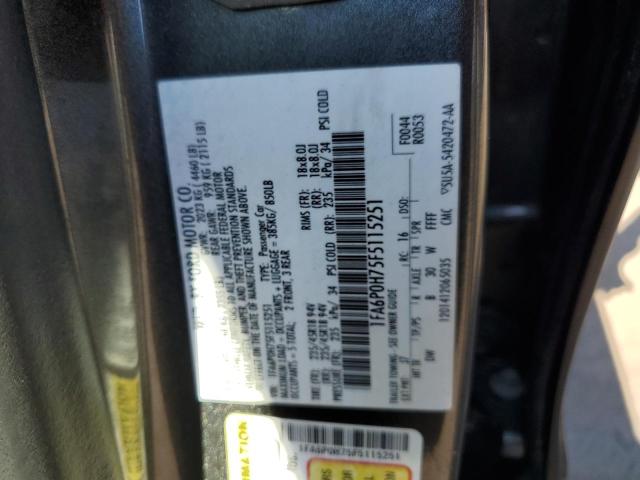 Photo 11 VIN: 1FA6P0H75F5115251 - FORD FUSION SE 