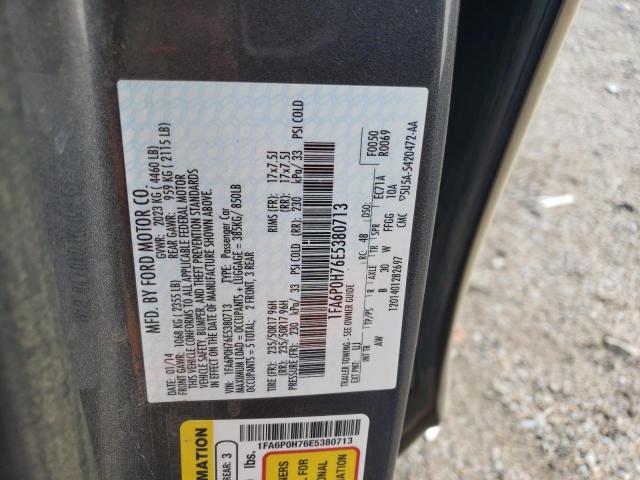 Photo 11 VIN: 1FA6P0H76E5380713 - FORD FUSION SE 