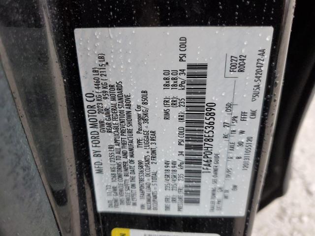 Photo 11 VIN: 1FA6P0H78E5365890 - FORD FUSION SE 