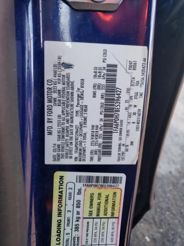 Photo 11 VIN: 1FA6P0H78E5396427 - FORD FUSION 