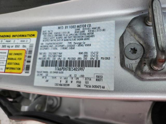 Photo 12 VIN: 1FA6P0H78E5405997 - FORD FUSION SE 