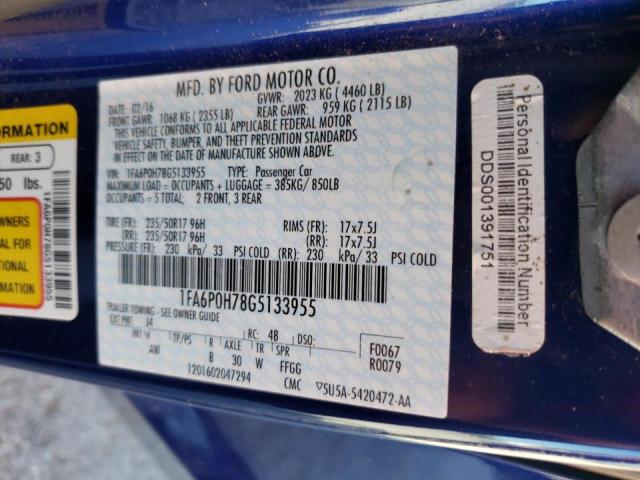 Photo 9 VIN: 1FA6P0H78G5133955 - FORD FUSION SE 