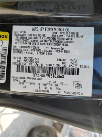 Photo 9 VIN: 1FA6P0H79F5103863 - FORD FUSION SE 