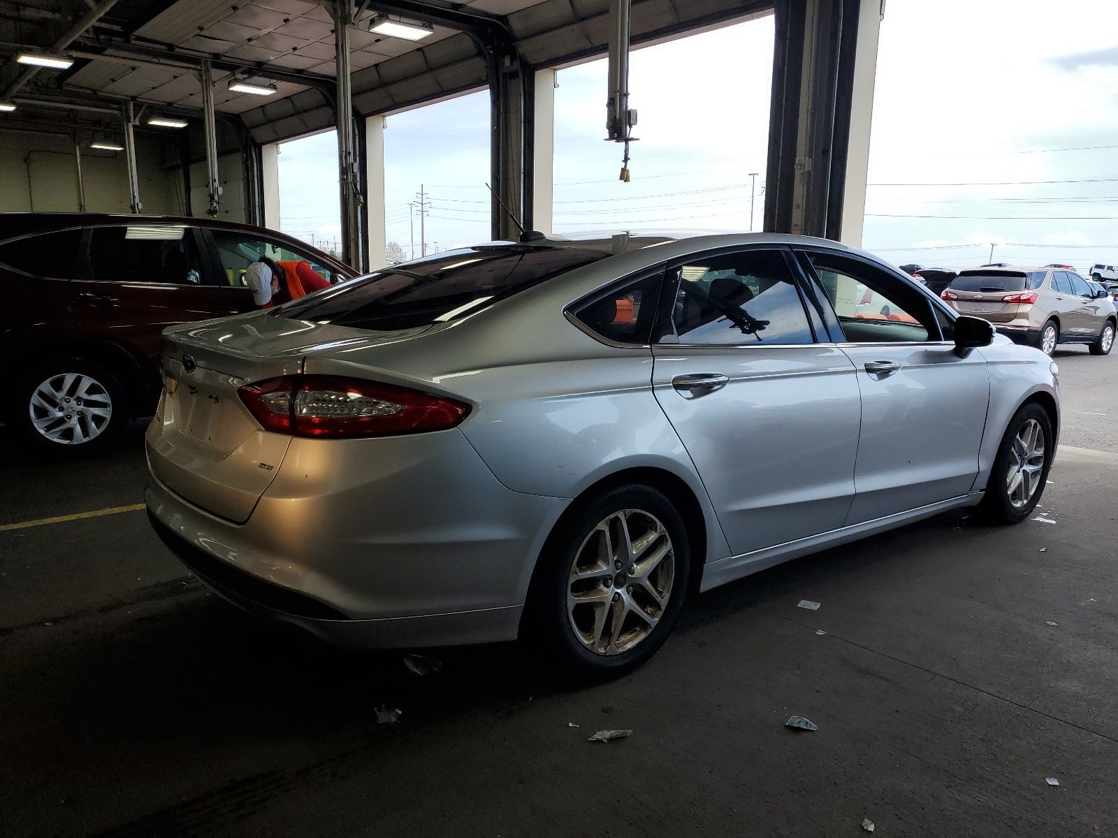 Photo 3 VIN: 1FA6P0H79F5114376 - FORD FUSION FWD 4C 