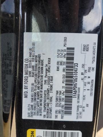 Photo 11 VIN: 1FA6P0H7XG5104733 - FORD FUSION 