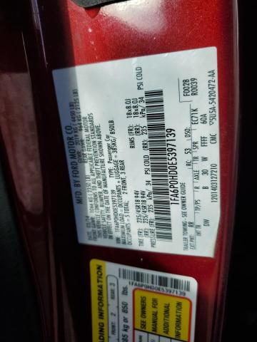 Photo 11 VIN: 1FA6P0HD0E5397139 - FORD FUSION 