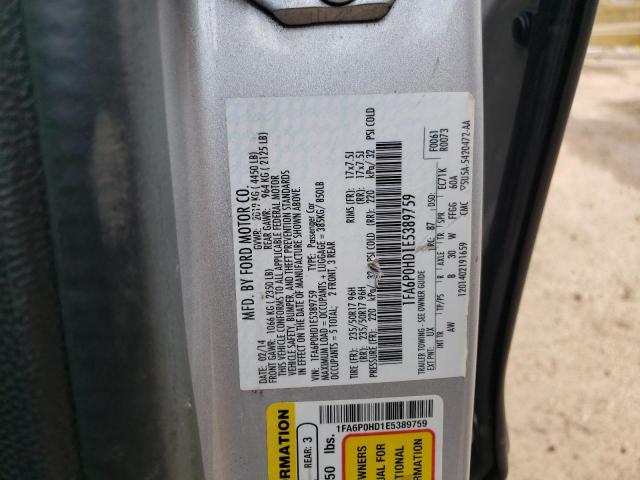 Photo 11 VIN: 1FA6P0HD1E5389759 - FORD FUSION SE 