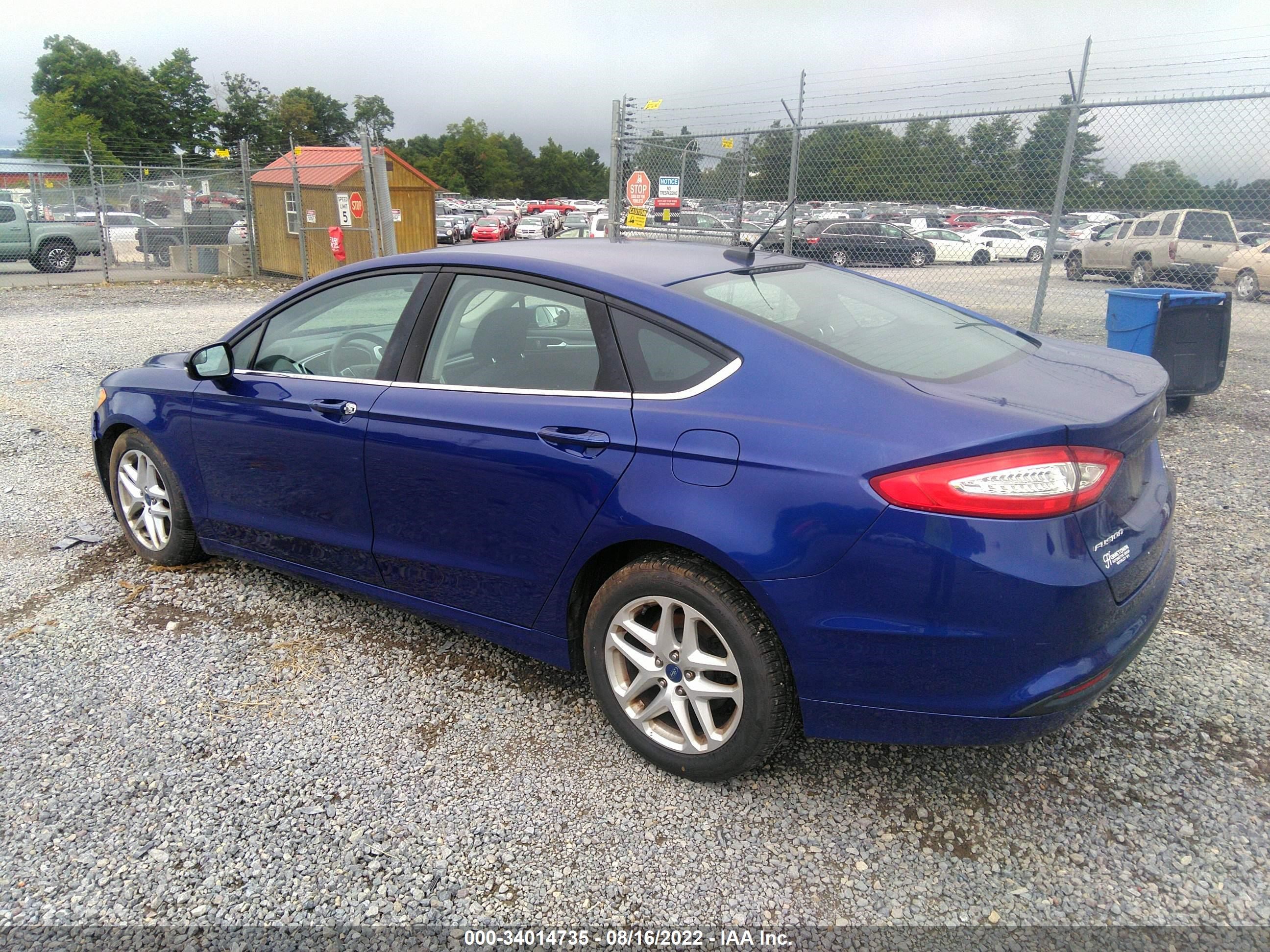 Photo 2 VIN: 1FA6P0HD2E5353188 - FORD FUSION 