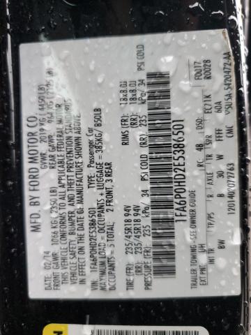 Photo 11 VIN: 1FA6P0HD2E5386501 - FORD FUSION SE 