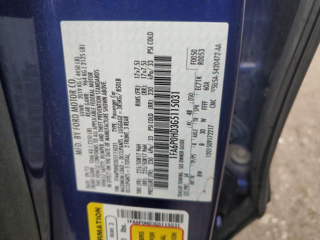 Photo 11 VIN: 1FA6P0HD3G5115031 - FORD FUSION 