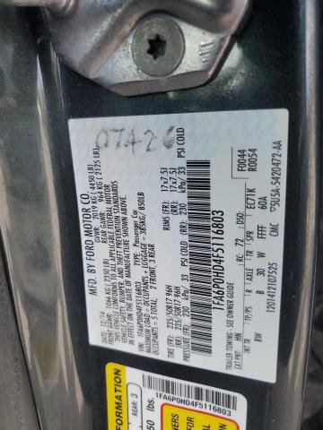 Photo 12 VIN: 1FA6P0HD4F5116803 - FORD FUSION 