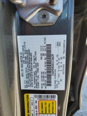 Photo 11 VIN: 1FA6P0HDXG5126639 - FORD FUSION 