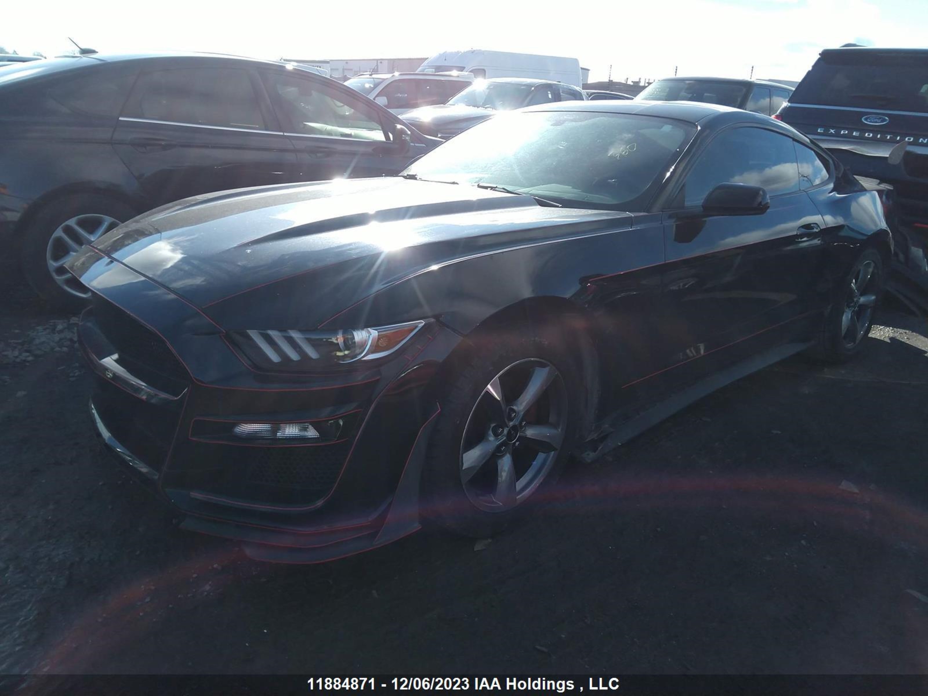 Photo 1 VIN: 1FA6P8AM5H5222155 - FORD MUSTANG 