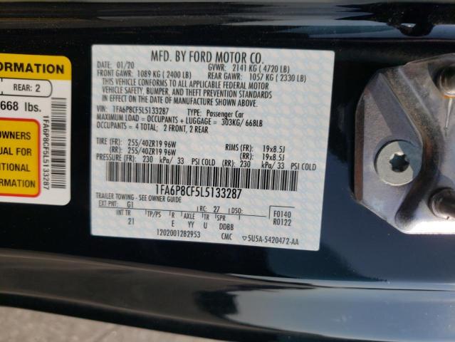 Photo 9 VIN: 1FA6P8CF5L5133287 - FORD MUSTANG GT 