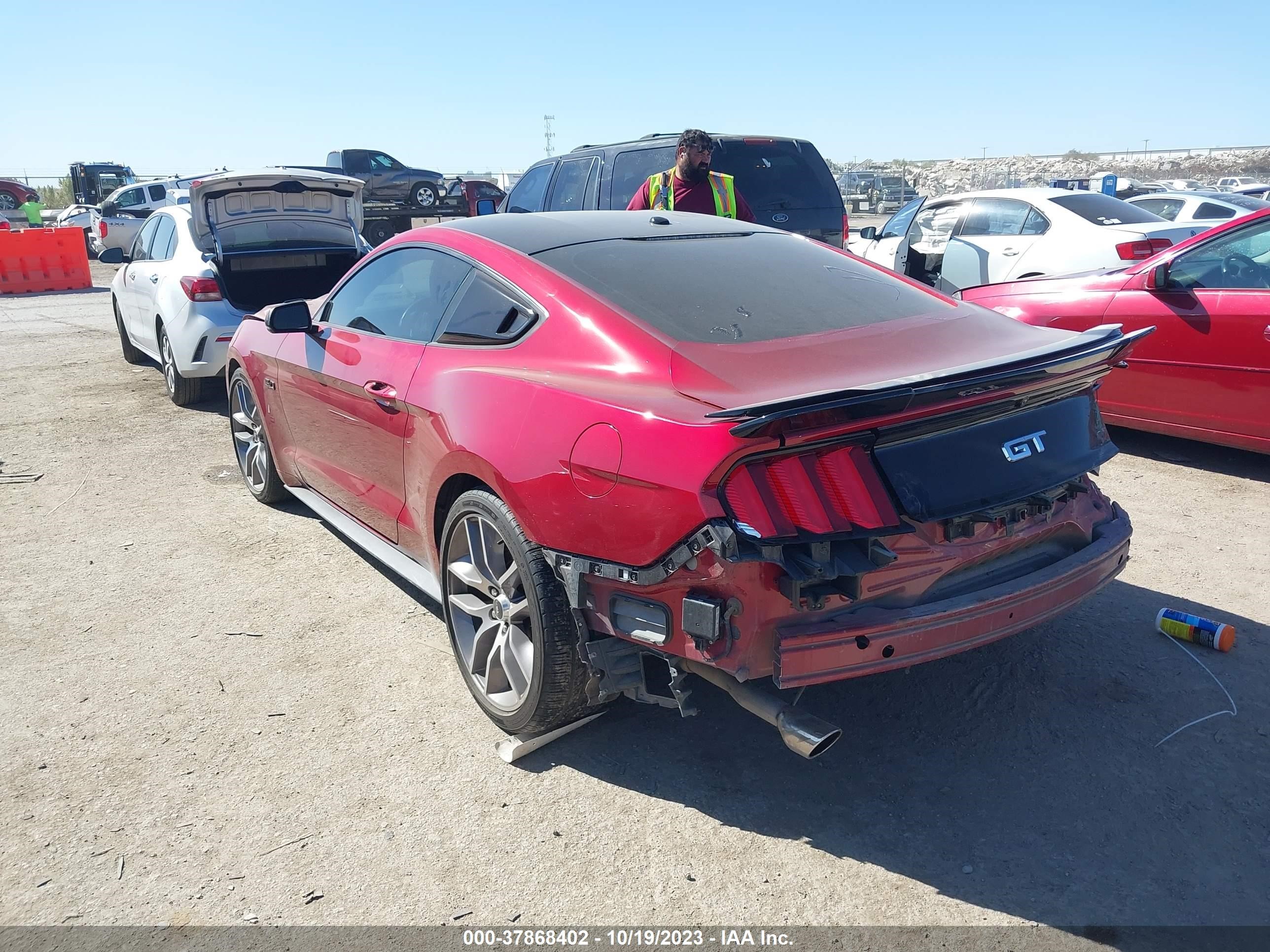 Photo 2 VIN: 1FA6P8CF6H5250190 - FORD MUSTANG 