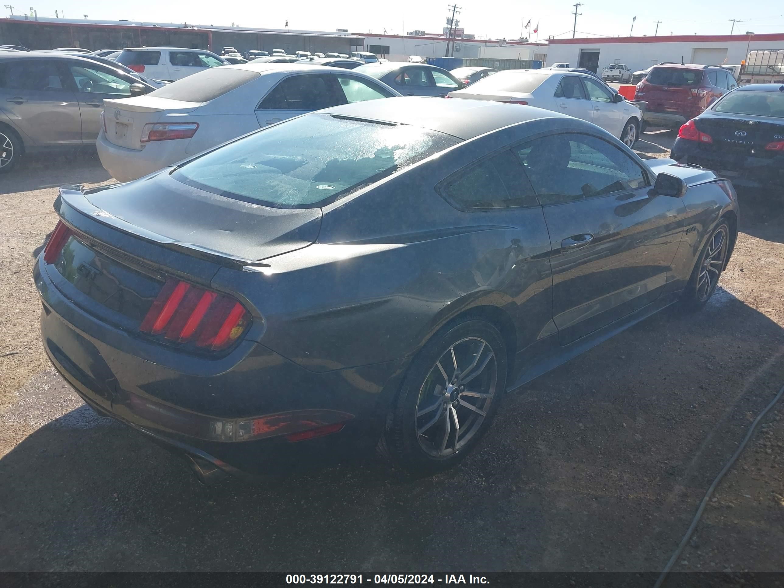 Photo 3 VIN: 1FA6P8CF6H5263456 - FORD MUSTANG 