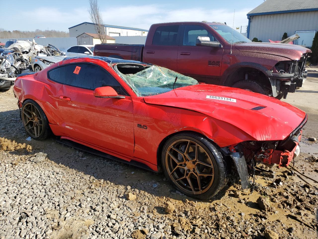 Photo 3 VIN: 1FA6P8CF7J5183816 - FORD MUSTANG 