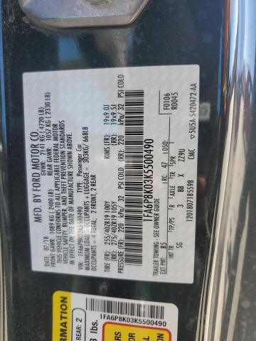 Photo 11 VIN: 1FA6P8K03K5500490 - FORD MUSTANG BU 