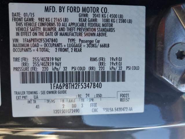 Photo 11 VIN: 1FA6P8TH2F5347840 - FORD ALL MODELS 