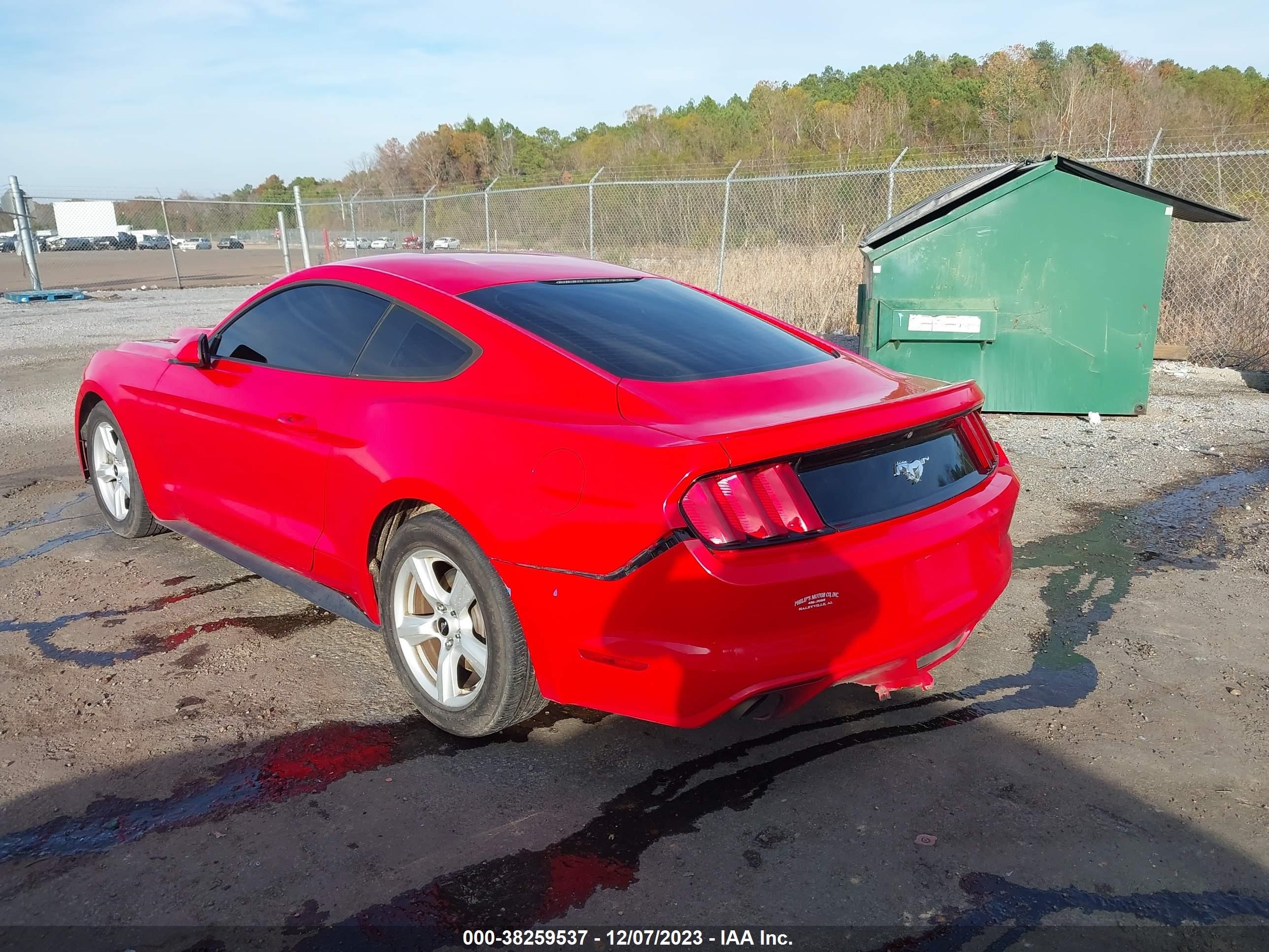 Photo 2 VIN: 1FA6P8TH6F5417145 - FORD MUSTANG 