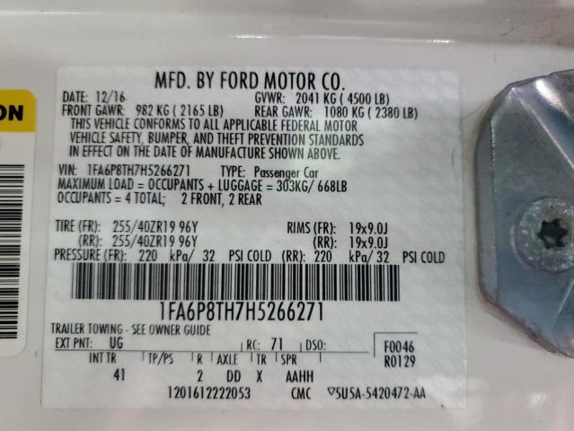 Photo 12 VIN: 1FA6P8TH7H5266271 - FORD ALL MODELS 