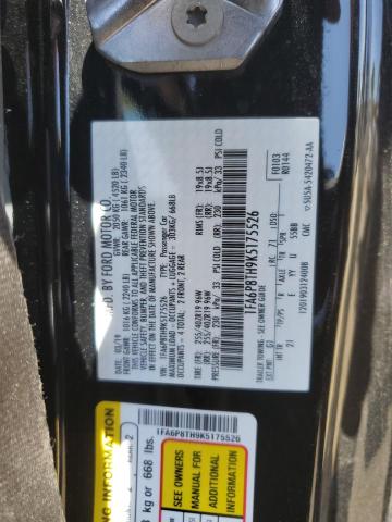 Photo 11 VIN: 1FA6P8TH9K5175526 - FORD MUSTANG 