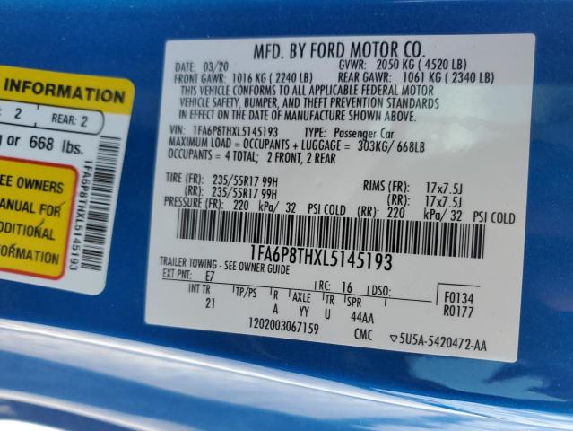 Photo 11 VIN: 1FA6P8THXL5145193 - FORD MUSTANG 