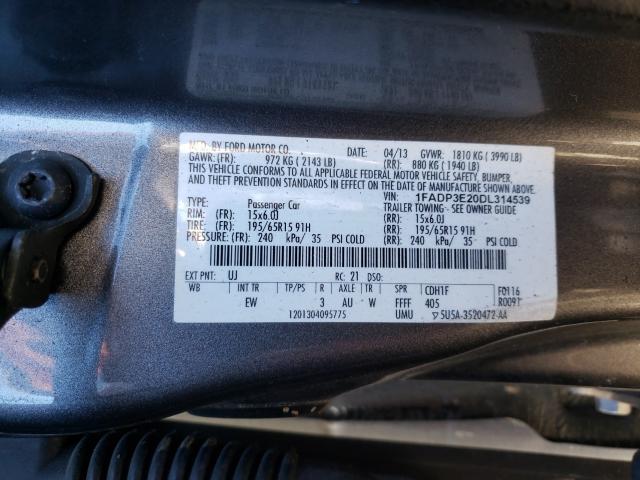 Photo 9 VIN: 1FADP3E20DL314539 - FORD FOCUS S 